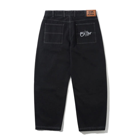 Butter Goods - Scribble Denim Jeans (Washed Black)
